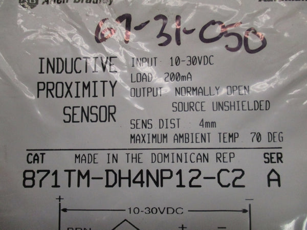 ALLEN BRADLEY 871TM-DH4NP12-C2 SER. A 10-30VDC NSMP