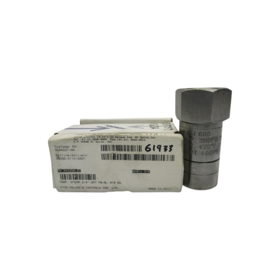 YARWAY PB-5416SST 3/4" NSMP