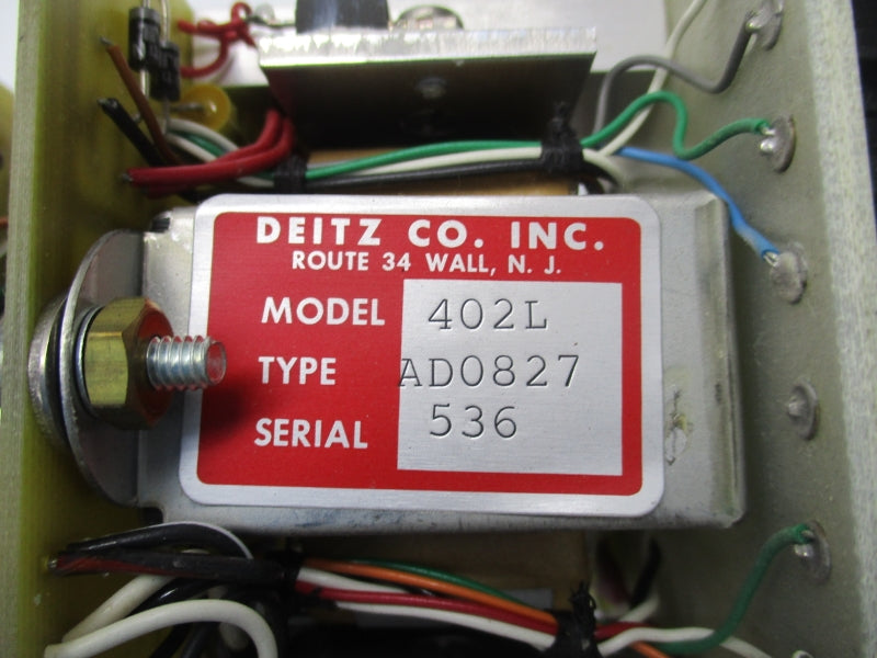 DEITZ 402L 15VDC NSNP