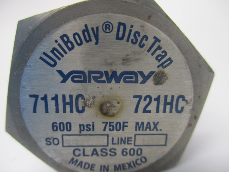 YARWAY 711HC/721HC 600PSI 750F UNMP