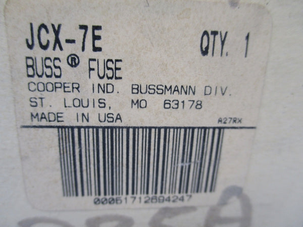 BUSSMAN JCX-7E 2750VAC 7A NSMP