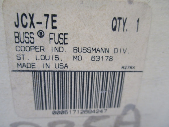 BUSSMAN JCX-7E 2750VAC 7A NSMP
