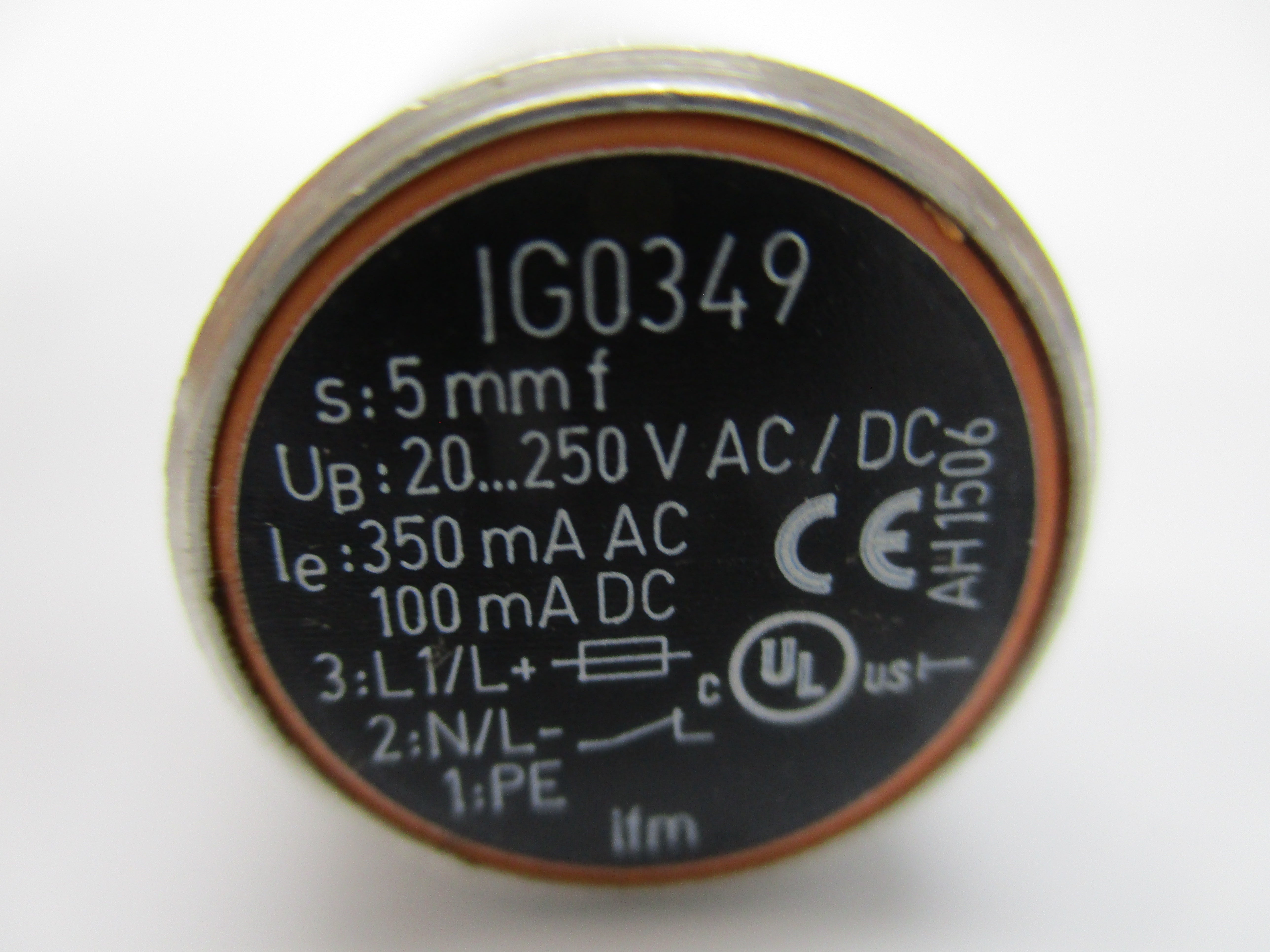 IFM EFECTOR IG0349 IGB2005-BBOA/SL/LS-100AK 20-250VAC/DC NSNP