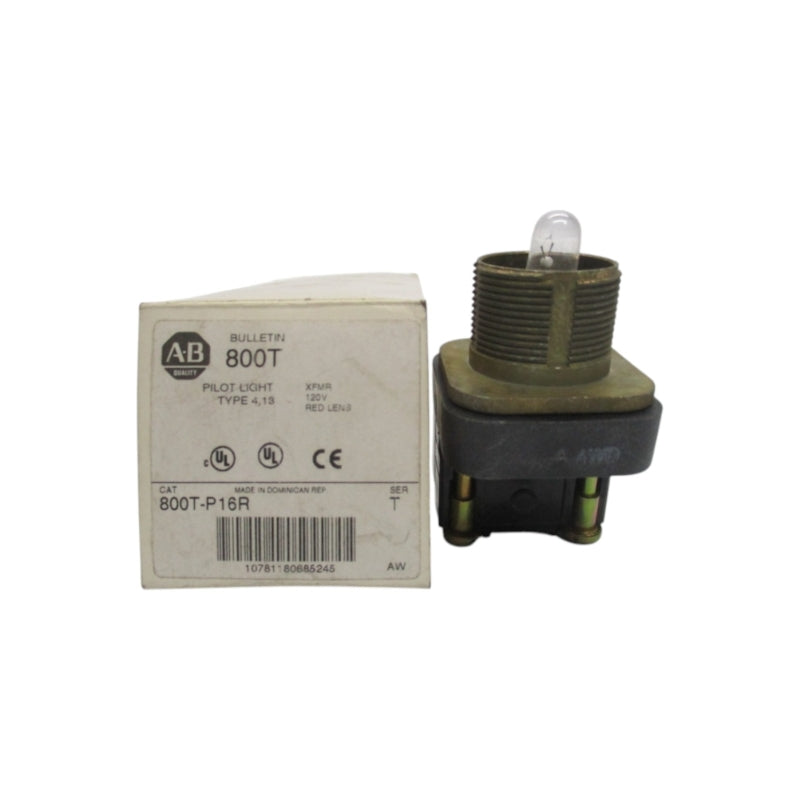 ALLEN BRADLEY 800T-P16R SER. T 120V (WH) (NO LENS) NSMP