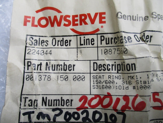 FLOWSERVE 1378.150.000 NSMP