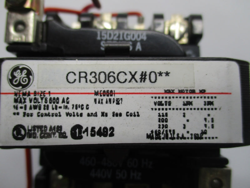 GENERAL ELECTRIC CR306CX 440/460-480V NSNP