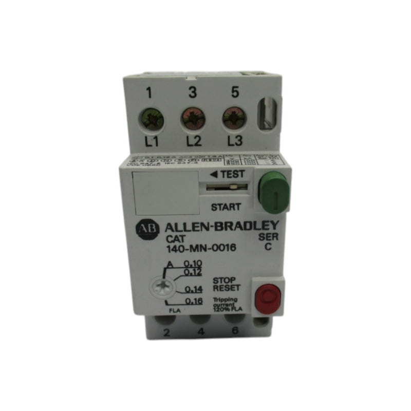 ALLEN BRADLEY 140-MN-0016 SER. C 0.10-0.16A NSNP
