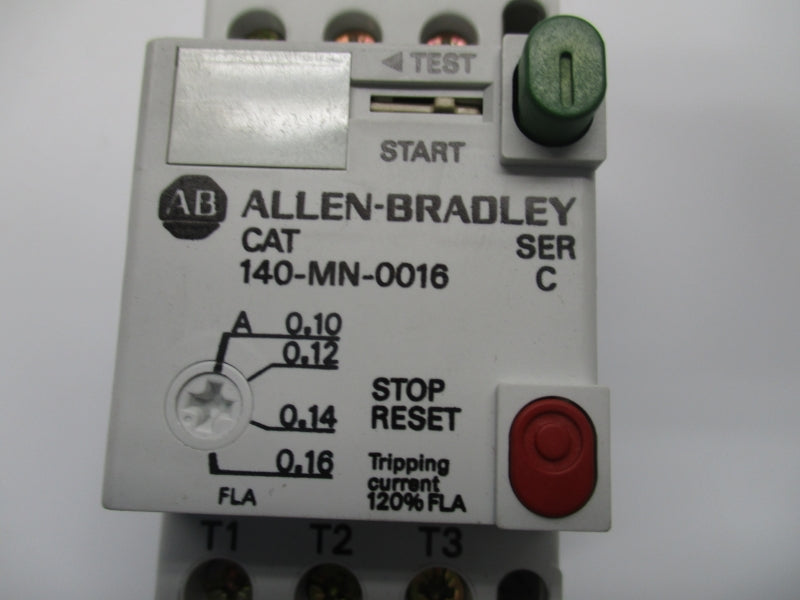 ALLEN BRADLEY 140-MN-0016 SER. C 0.10-0.16A NSNP