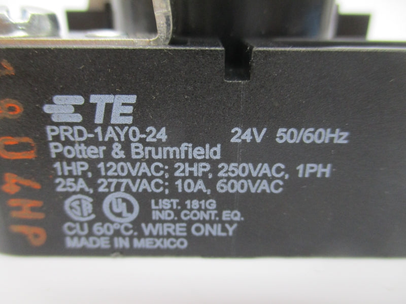 TE CONNECTIVITY PRD-1AY0-24 600VAC 25A NSNP