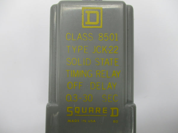 SQUARE D 8501JCK-22 120VAC 5A 0.3-30S NSNP