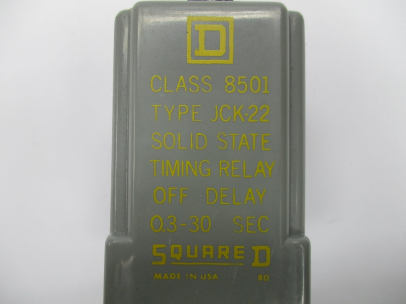 SQUARE D 8501JCK-22 120VAC 5A 0.3-30S NSNP