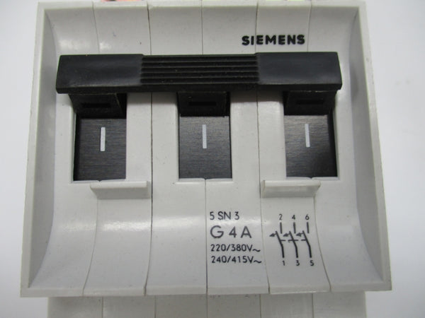SIEMENS 5SN3-G4A 415V 4A (AS PICTURED) NSNP