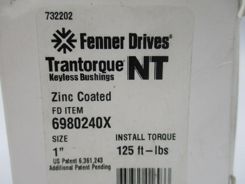 FENNER DRIVES 6980240X 1" NSMP