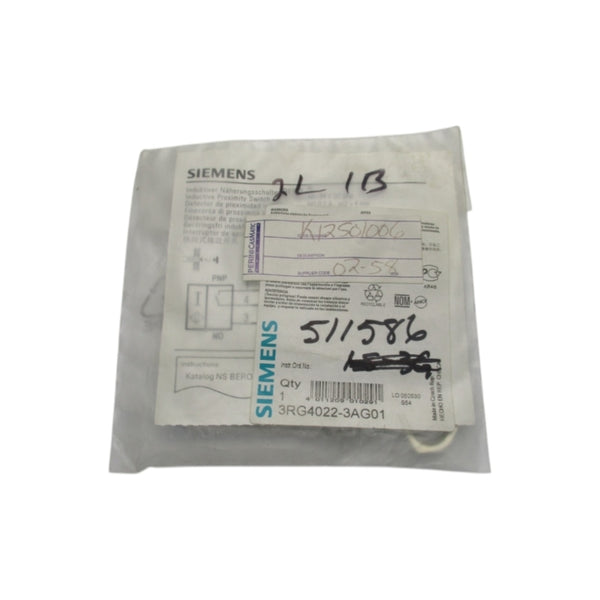 SIEMENS 3RG4022-3AG01 10-34VDC, 0.2A NSMP
