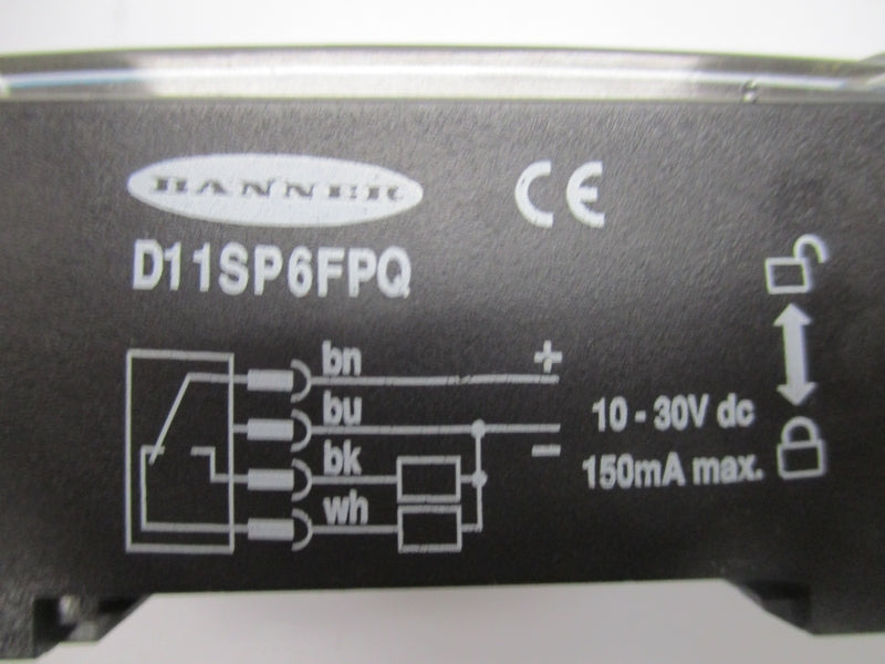 BANNER ENGINEERING D11SP6FPQ 10-30VDC NSNP