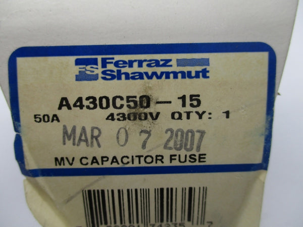 FERRAZ SHAWMUT A430C50-15 4300V 50A NSMP