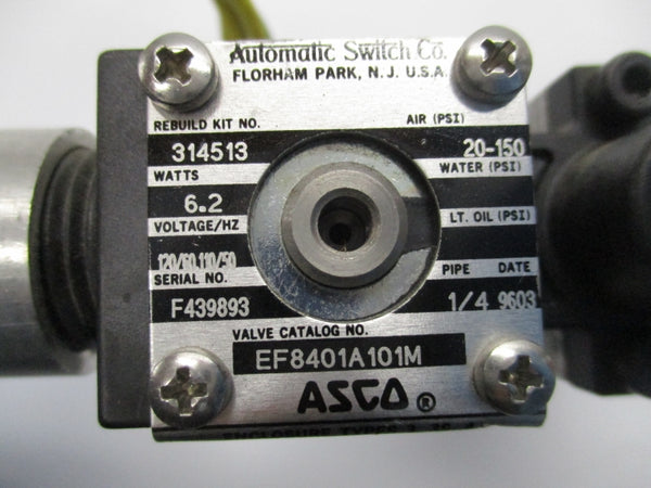 ASCO EF8401A101M 20-150PSI 110/120V 1/4" NSNP
