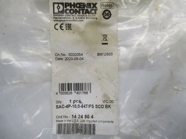 PHOENIX CONTACT SAC-4P-10,0-547/FSSCOBK 1424904 NSMP