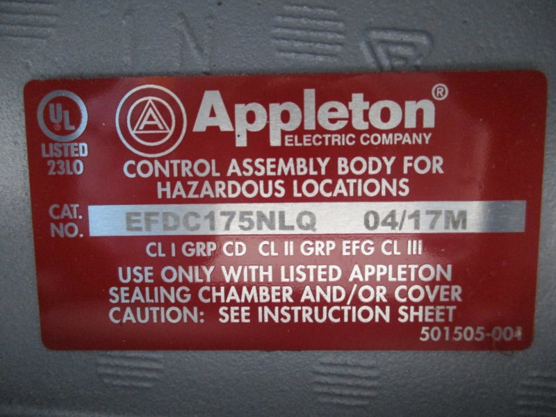 APPLETON EFDC175NLQ NSNP