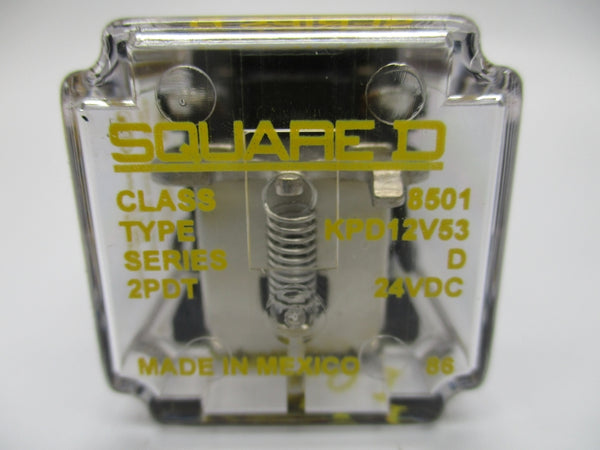 SQUARE D 8501KPD12V53 SER. D 24VDC 10A NSMP
