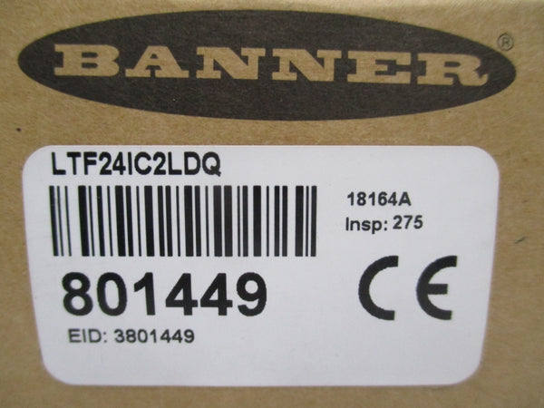 BANNER ENGINEERING LTF24IC2LDQ 801449 12-30VDC NSMP