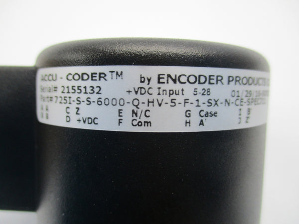 AMETEK 725I-S-S-6000-Q-HV-5-F-1-SX-N-CE-SPEC711 5-28VDC NSMP