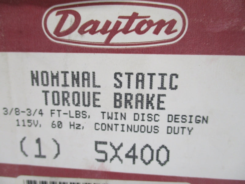 DAYTON 5X400 2-42001-030 115V NSMP