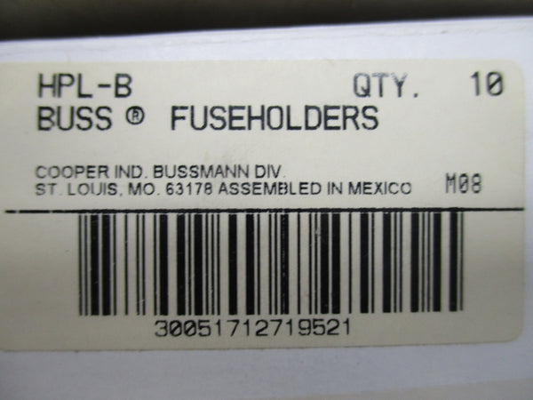 BUSSMAN HPL-B (PKG OF 10) NSMP
