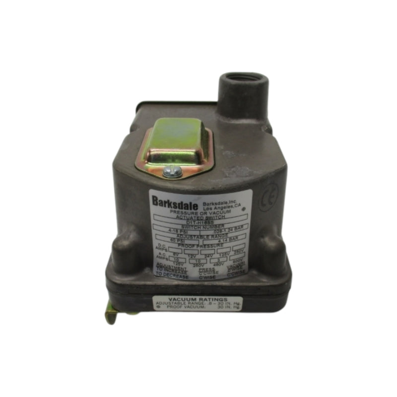 BARKSDALE D1T-H18SS 4-18PSI 480V 10A NSNP