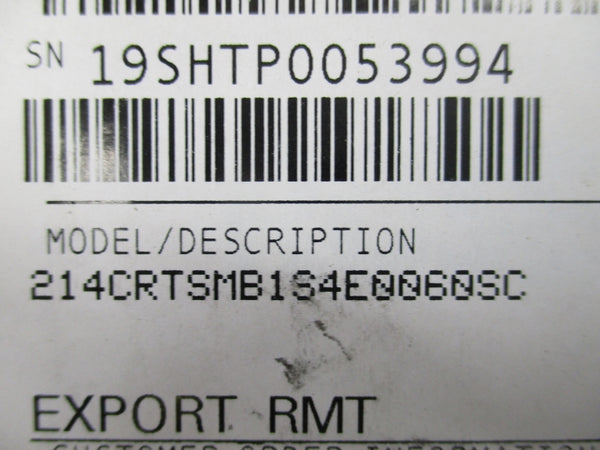 EMERSON 214CRTSMB1S4E0060SC NSFS