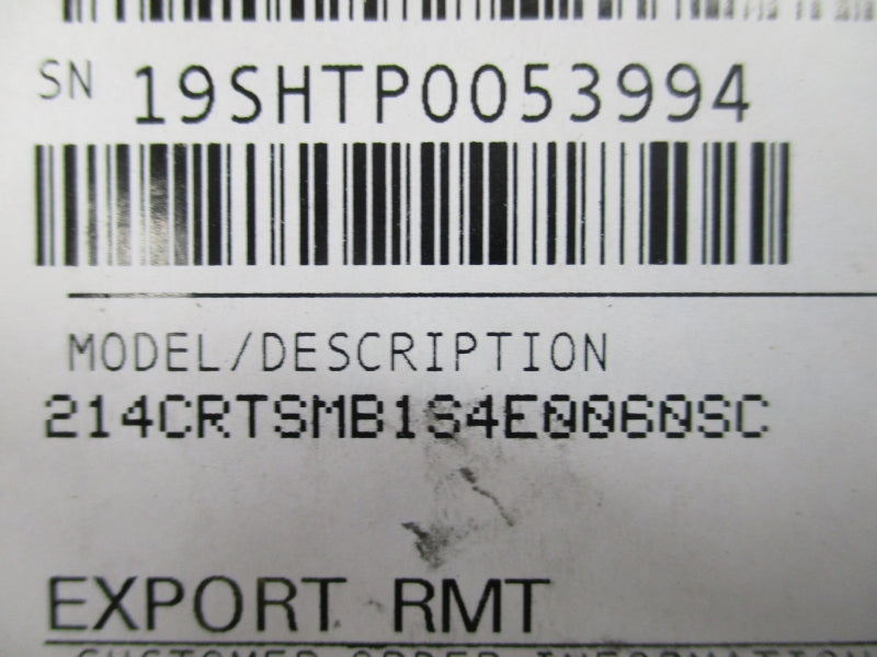 EMERSON 214CRTSMB1S4E0060SC NSFS