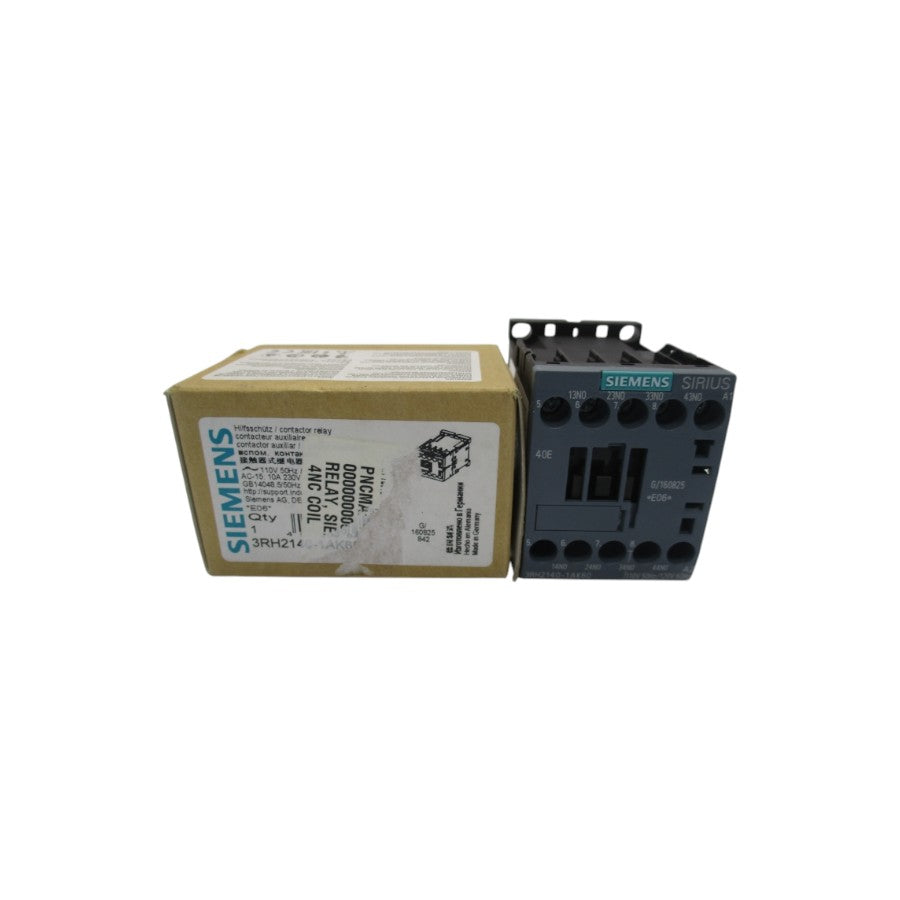 SIEMENS 3RH2140-1AK60 110/120V 10A NSMP