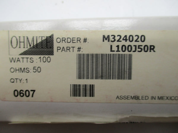 OHMITE L100J50R NSMP