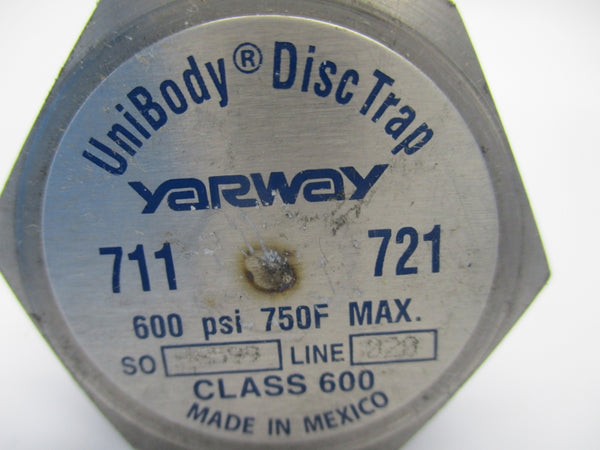 YARWAY 711/721 600PSI 750F UNMP