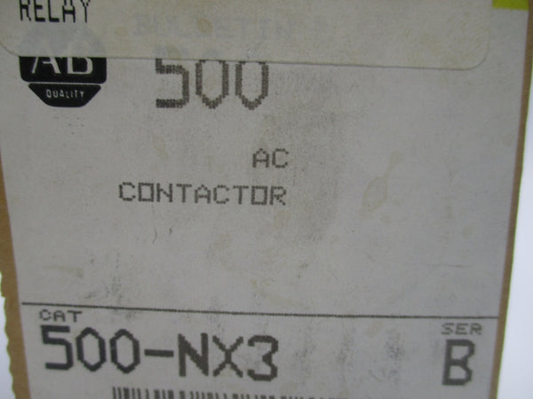 ALLEN BRADLEY 500-NX3 SER. B 360V NSMP