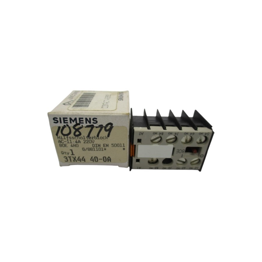 SIEMENS 3TX4440-0A 220V 4A NSMP