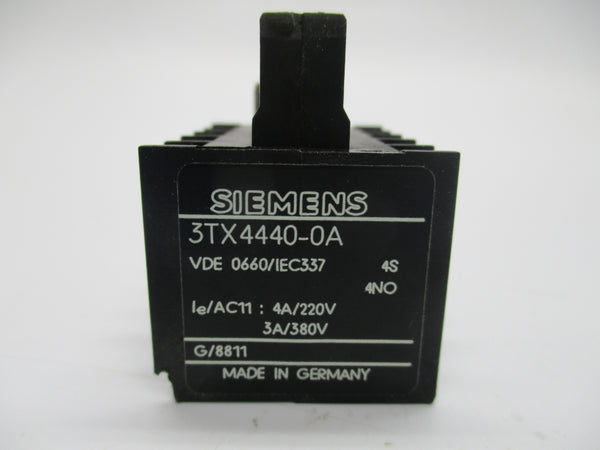 SIEMENS 3TX4440-0A 220V 4A NSMP
