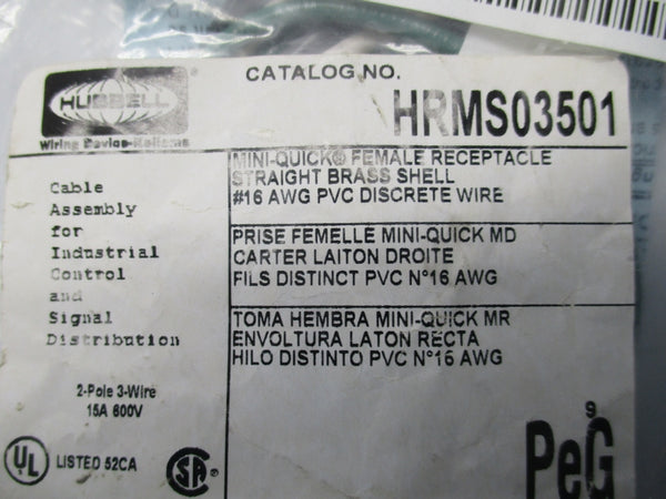 HUBBELL HRMS03501 600V 15A NSMP