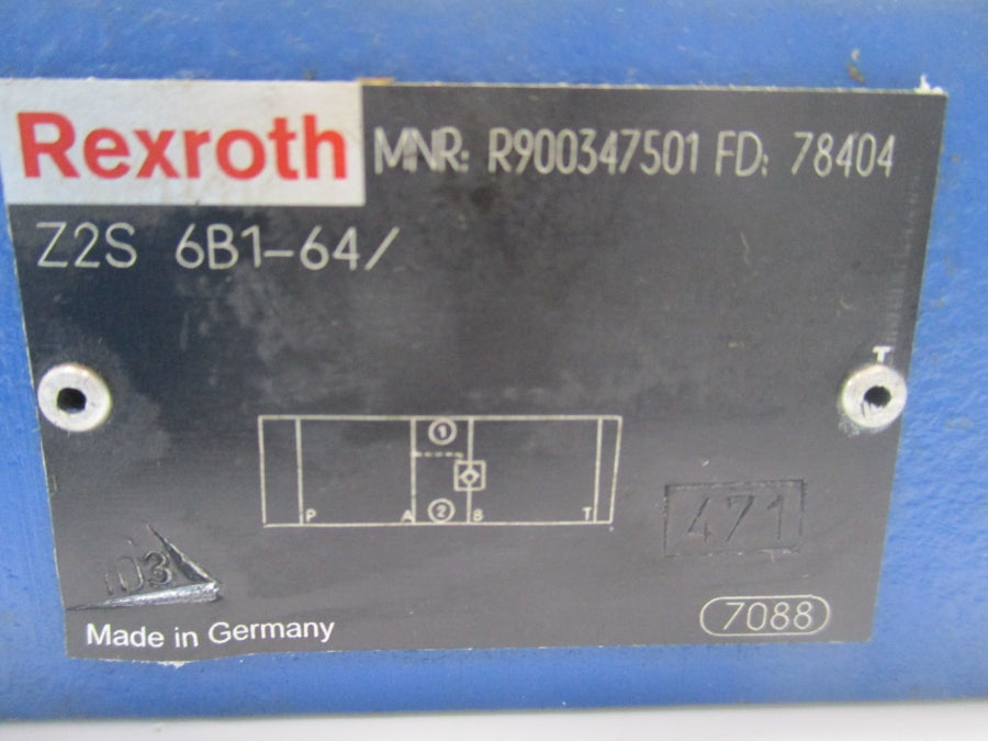 REXROTH R900347501 Z2S6B1-64/ NSNP