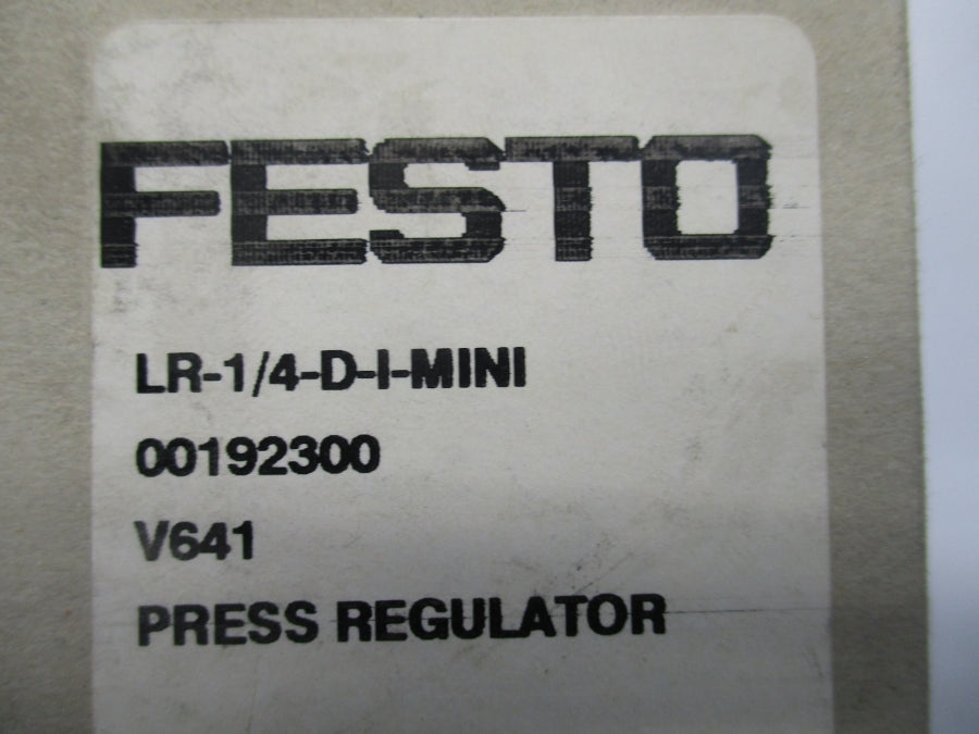 FESTO LR-1/4-D-I-MINI 230PSI NSMP
