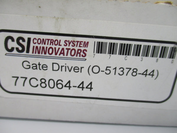 CONTROL SYSTEMS INNOVATORS CSI O-51378-44 77C8064-44 NSMP
