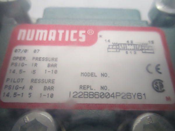 ASCO NUMATICS I22BB6004P26Y61 NSNP