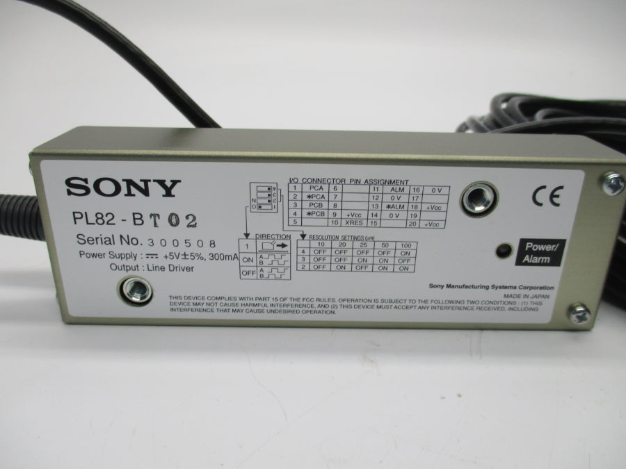 SONY PL82-BT02 5VDC NSMP