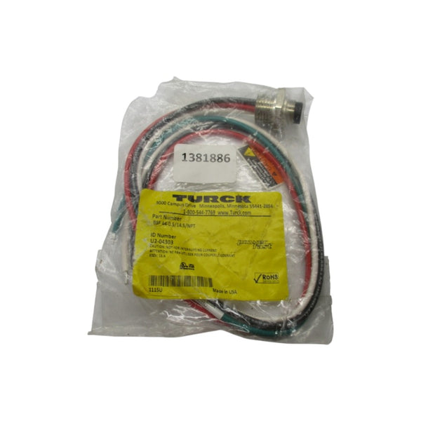 TURCK BSF44-0.5/14.5/NPT U2-04303 600V 15A NSMP