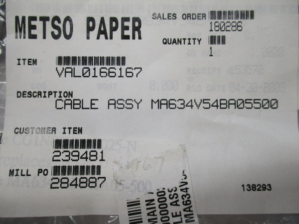 CABLE MA634V54BA05500 NSMP