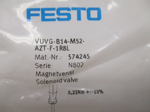 FESTO VUVG-B14-M52-AZT-F-1R8L 574245 NSMP