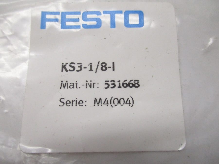 FESTO KS3-1/8-I 531668 NSMP