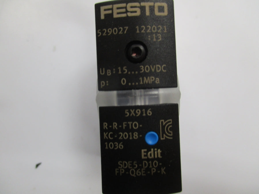 FESTO SDE5-D10-FP-Q6E-P-K 529027 15-30VDC NSNP