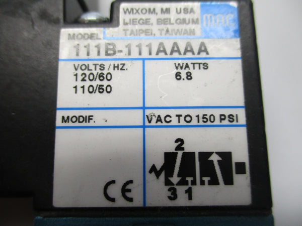 MAC 111B-111AAAA 110/120V 150PSI NSNP