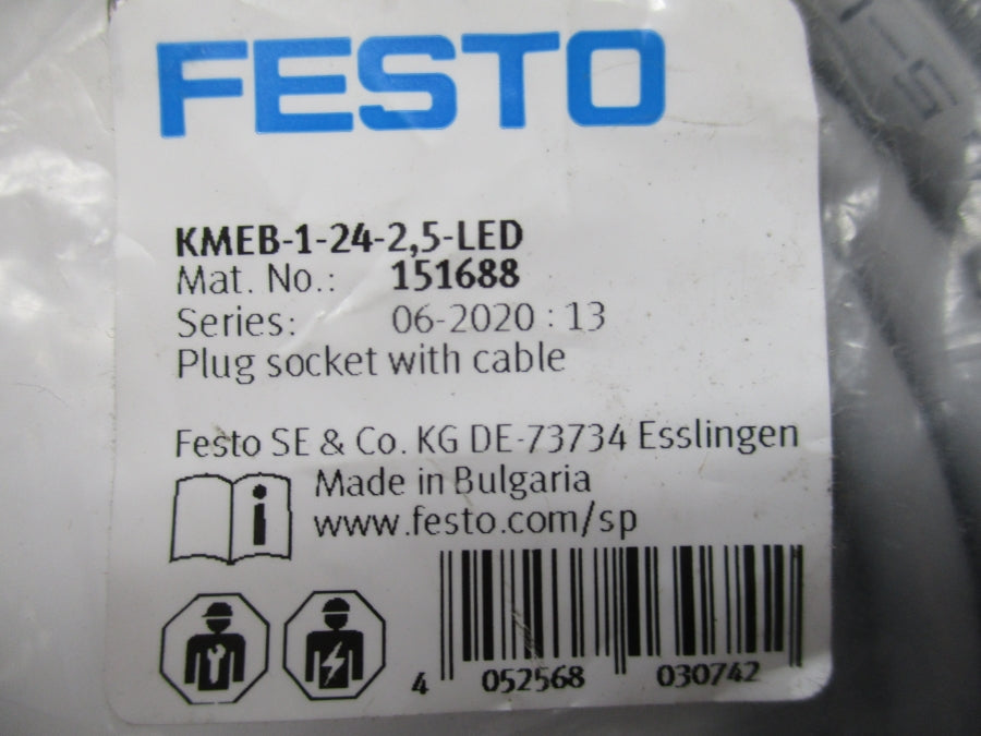 FESTO KMEB-1-24-2,5-LED 151688 NSMP